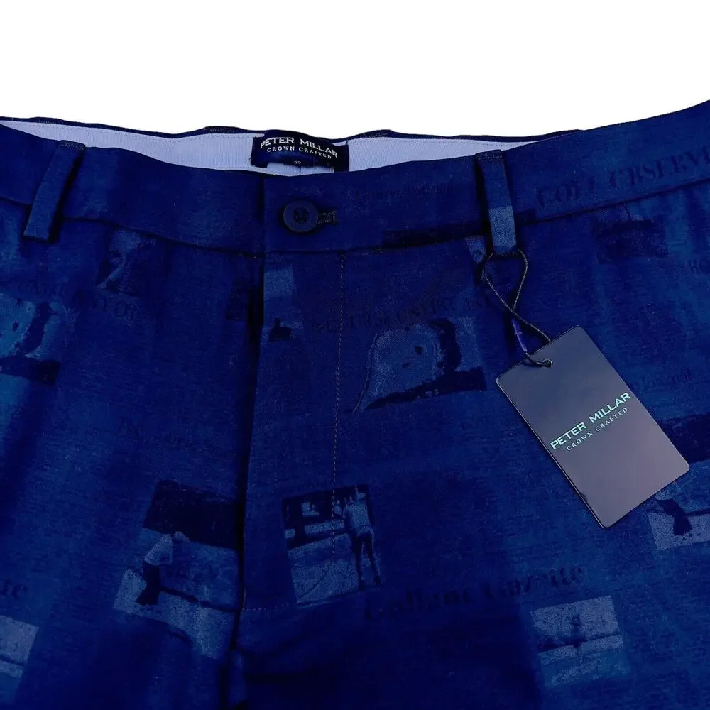 Peter Millar Surge Course Journal Performance Golf Shorts Navy 40 NWT $110 MSRP - Picture 8 of 15